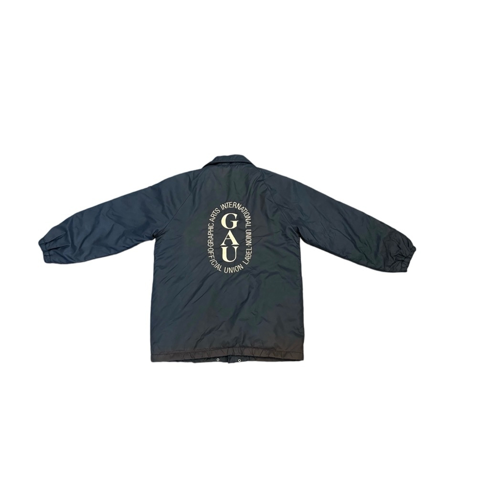 Vtg Sportsman Graphics Art International Union Fleece Lined Coaches Jacket Sz S​ - Picture 3 of 14